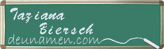 Taziana Biersch Visitenkarte